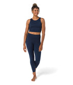 Dhara Legging - Midnight Heather - Front View - Gallery Image 1 | Manduka | Manduka NZ