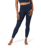 Dhara Legging - Midnight Heather - Front View - Gallery Image 5 | Manduka | Manduka NZ