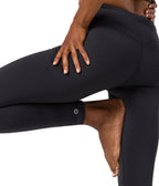 Dhara Legging - Phantom - Side View - Gallery Image 5 | Manduka | Manduka NZ
