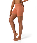 Dhara Short - Clay Heather - Side View - Gallery Image  | Manduka | Manduka NZ