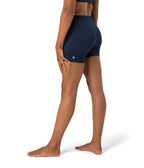 Dhara Short - Midnight Heather - Side View - Gallery Image 3 | Manduka | Manduka NZ
