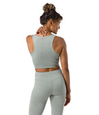 Dhara Tank - Avian Heather - Rear View - Gallery Image 5 | Manduka | Manduka NZ