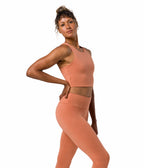 Dhara Tank - Clay Heather - Side View - Gallery Image 1 | Manduka | Manduka NZ