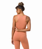 Dhara Tank - Clay Heather - Rear View - Gallery Image 5 | Manduka | Manduka NZ