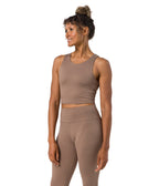 Dhara Tank - Lions Mane Heather - Front View - Gallery Image 12 | Manduka | Manduka NZ