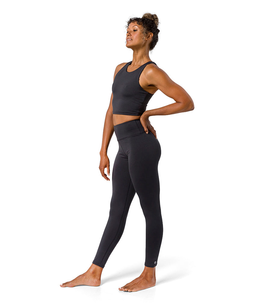 Dhara Tank - Phantom - Side View - Gallery Image 4 | Manduka | Manduka NZ