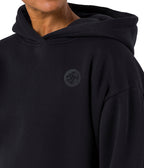 Half Moon Hoodie - Black - Shoulder View - Gallery Image 3 | Manduka | Manduka NZ