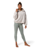 Half Moon Hoodie - Salt - Front View - Gallery Image 1 | Manduka | Manduka NZ