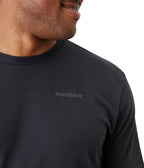 Vinyassa Tee Men - Blackout - Shoulder View - Gallery Image 3 | Manduka | Manduka NZ