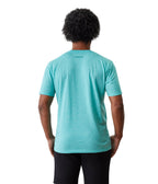 Vinyassa Tee Men - New Viridian - Rear View - Gallery Image 2 | Manduka | Manduka NZ