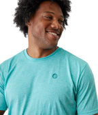 Vinyassa Tee Men - New Viridian - Front View - Gallery Image 4 | Manduka | Manduka NZ