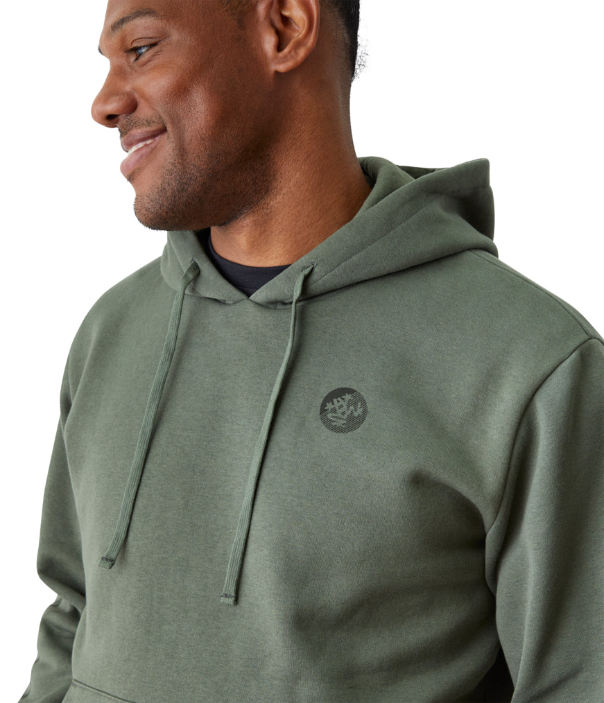 Mens Half Moon Hoodie - Earth - Front View - Gallery Image 4 | Manduka | Manduka NZ