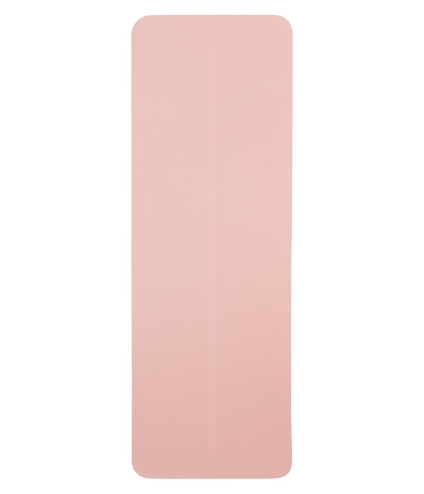 Manduka Begin Mat 5mm Yoga Mat - Coral - lying flat | Manduka NZ