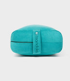 Manduka Enlight Rectangular Bolster - Deep Sea - end on + handle | Manduka NZ