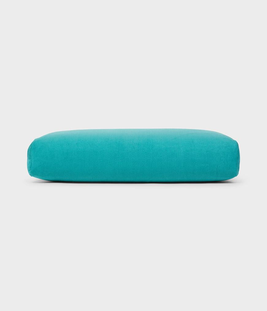 Manduka Enlight Rectangular Bolster - Deep Sea - horizontal | Manduka NZ