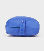 Manduka Enlight Rectangular Bolster - Surf - end on + handle | Manduka NZ