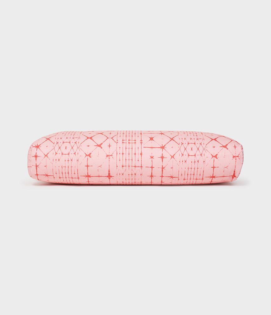 Manduka Enlight Rectangular Bolster - Star Dye Coral - horizontal | Manduka NZ