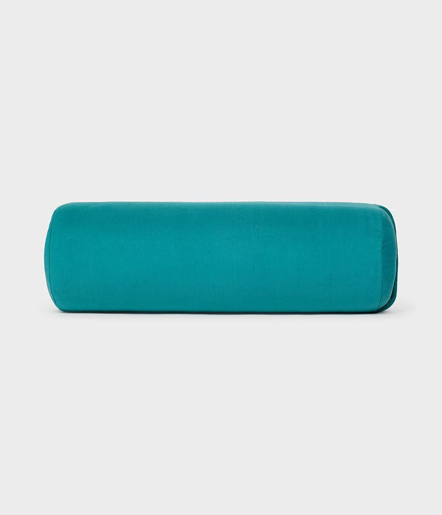 Manduka Enlight Round Bolster - Deep Sea - horizintal | Manduka NZ