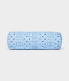 Manduka Enlight Round Bolster - Star Dye Clear Blue - horizintal | Manduka NZ