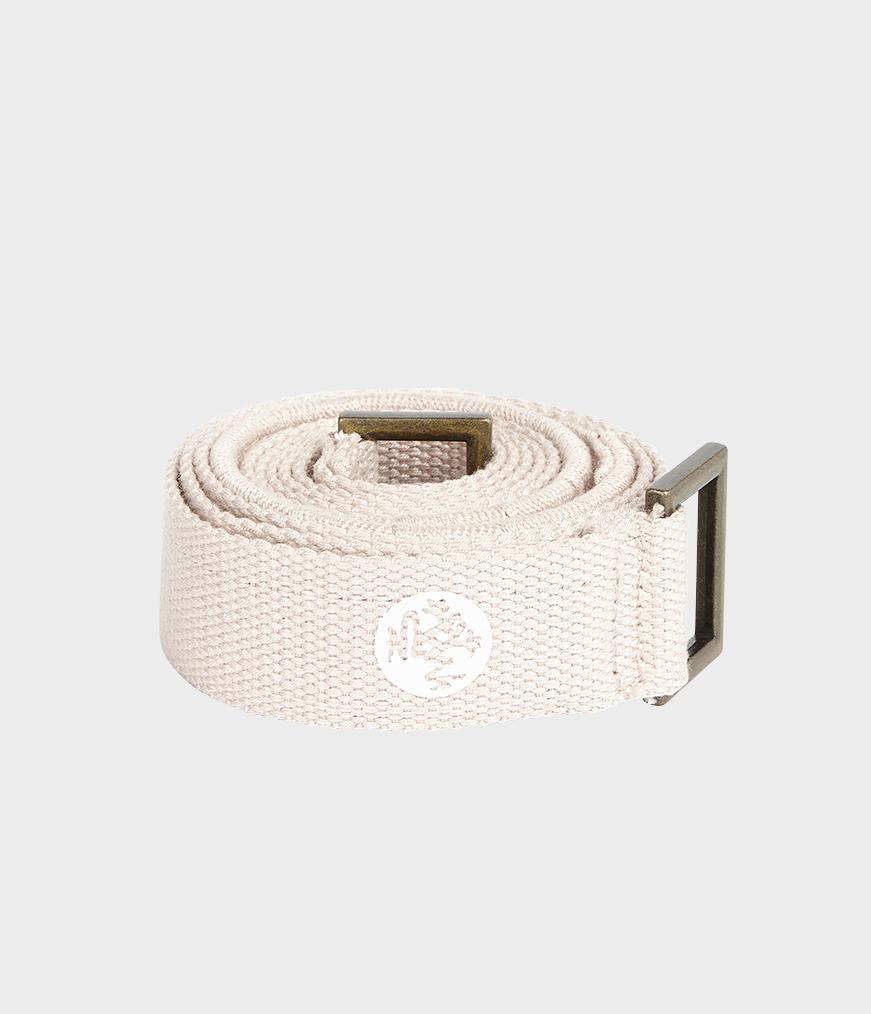 Manduka Commuter Mat Carrier - Morganite - coiled | Manduka NZ