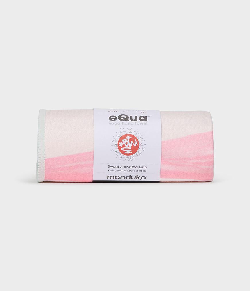 Manduka eQua Hand Towel - Ebb and Flow - rolled | Manduka NZ