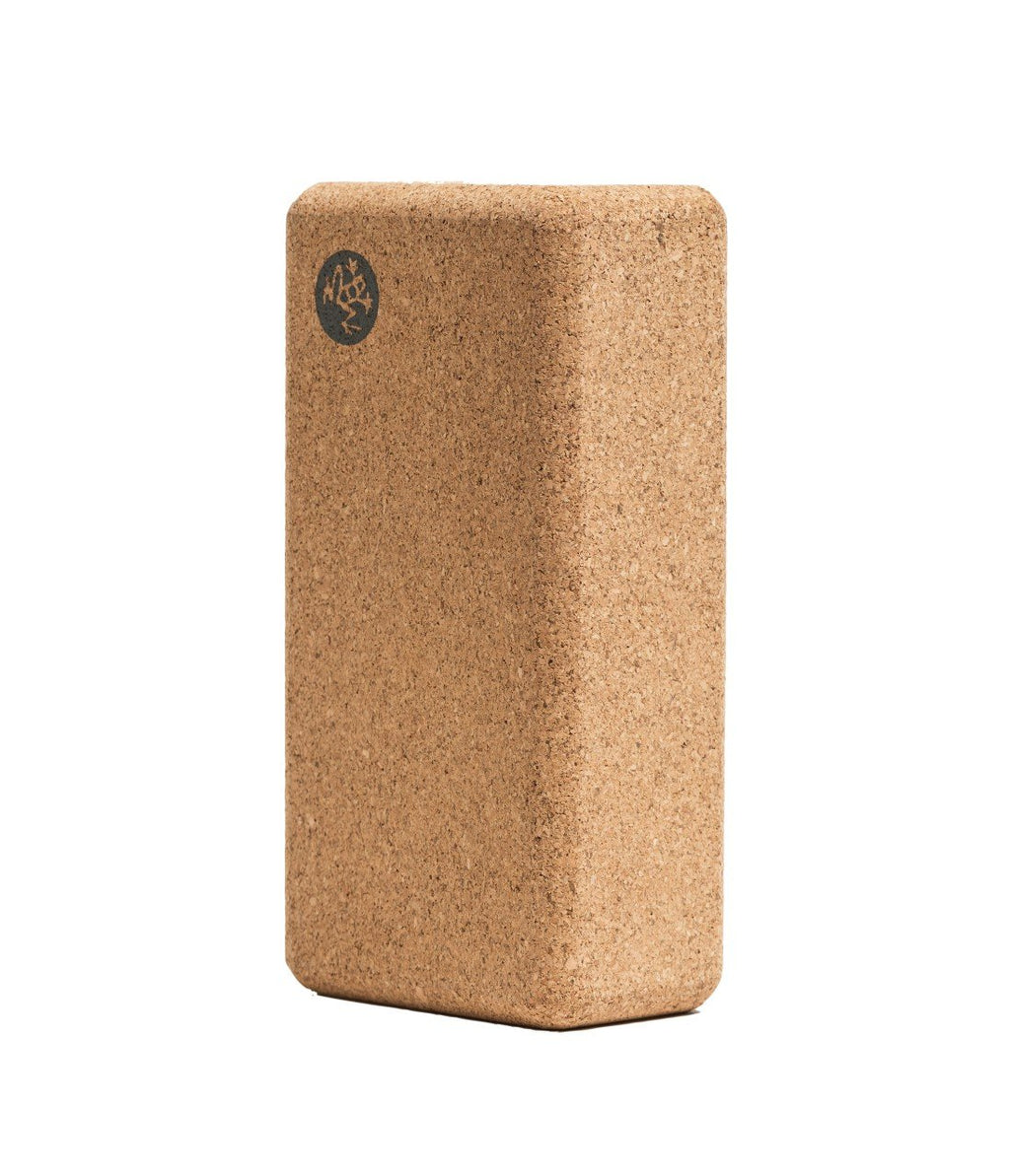 Manduka Lean Cork Yoga Block - vertical profile | Manduka NZ