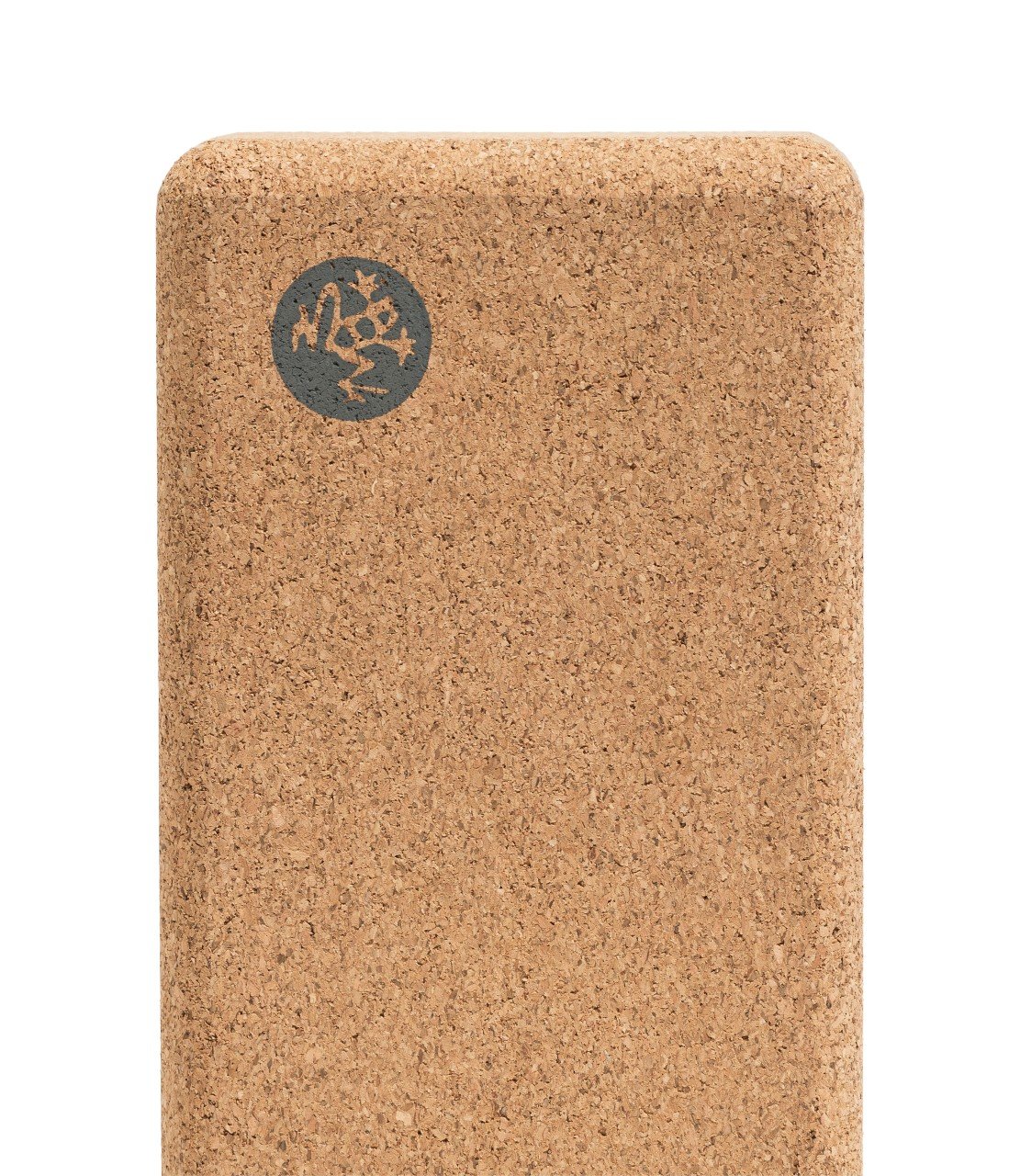 Manduka Lean Cork Yoga Block - logo | Manduka NZ