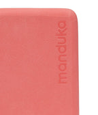 Manduka Recycled Foam Mini Block - Clay - logo image | Manduka NZ