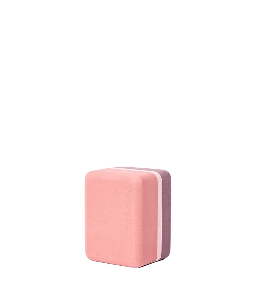 Manduka Recycled Foam Mini Block - Clay- vertical | Manduka NZ