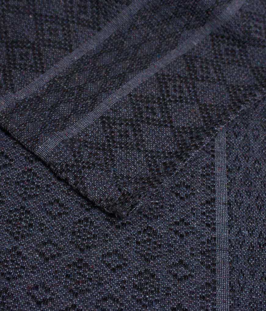 Manduka Cotton Blanket - Thunder - detail | Manduka NZ