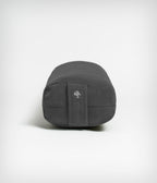 Manduka Enlight Lean Bolster - Thunder - side on + handle | Manduka NZ