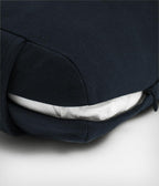 Manduka Enlight Lean Bolster - Midnight - exposed filling | Manduka NZ