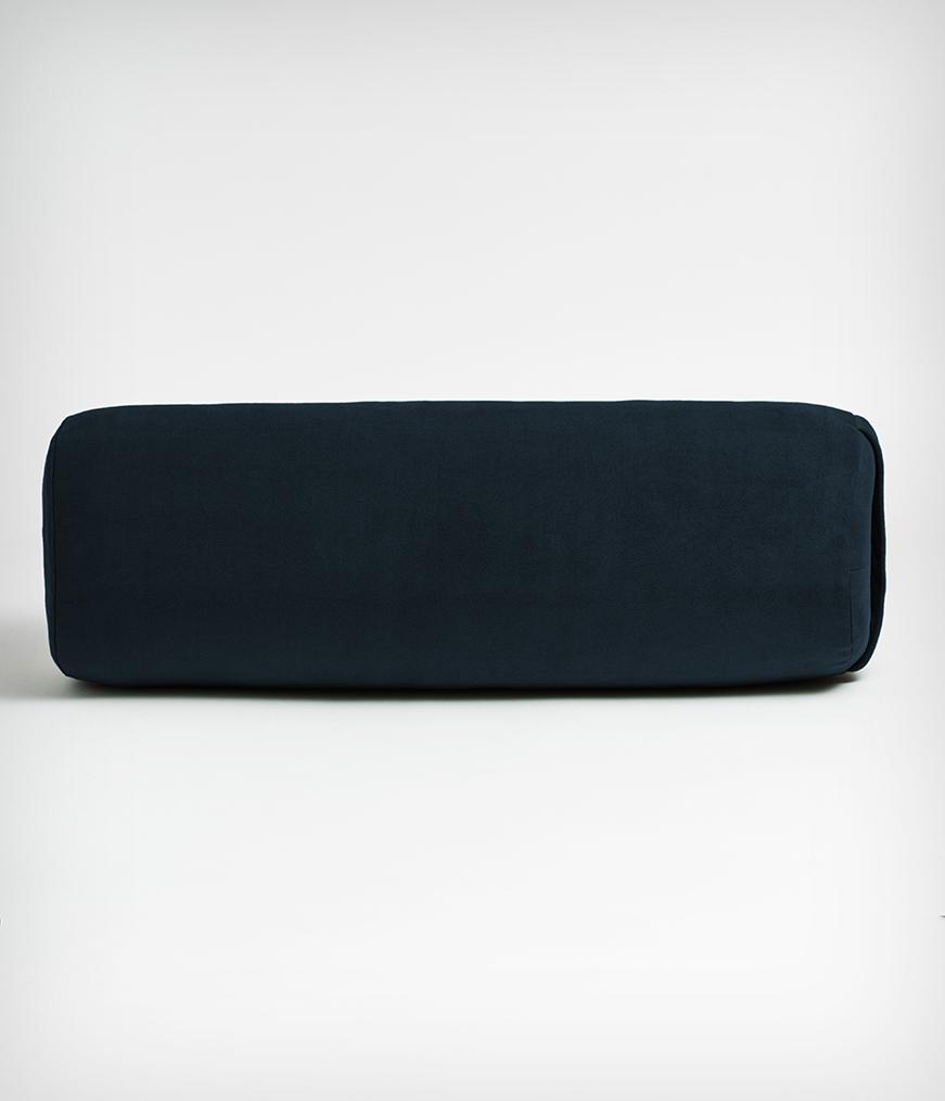 Manduka Enlight Round Bolster - Midnight - horizintal | Manduka NZ