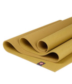 Manduka eKOLite 5mm Yoga Mat - Gold - folded | Manduka NZ