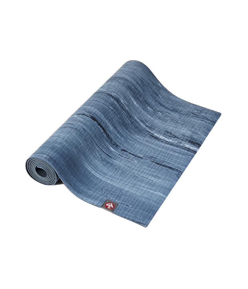 Manduka eKOLite 4mm Yoga Mat - EBB - part rolled | Manduka NZ