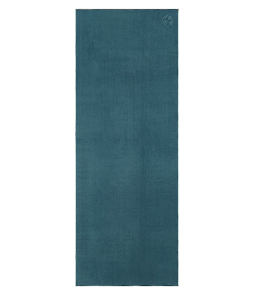 Manduka eQua Mat Towel - Sage - unrolled | Manduka NZ