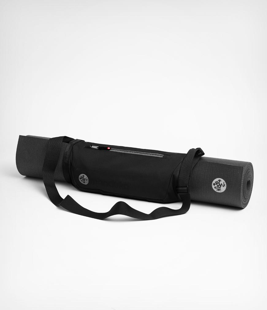 Manduka Go Play 3.0 Mat Carrier - Black - with PROLIte Black mat inside | Manduka NZ