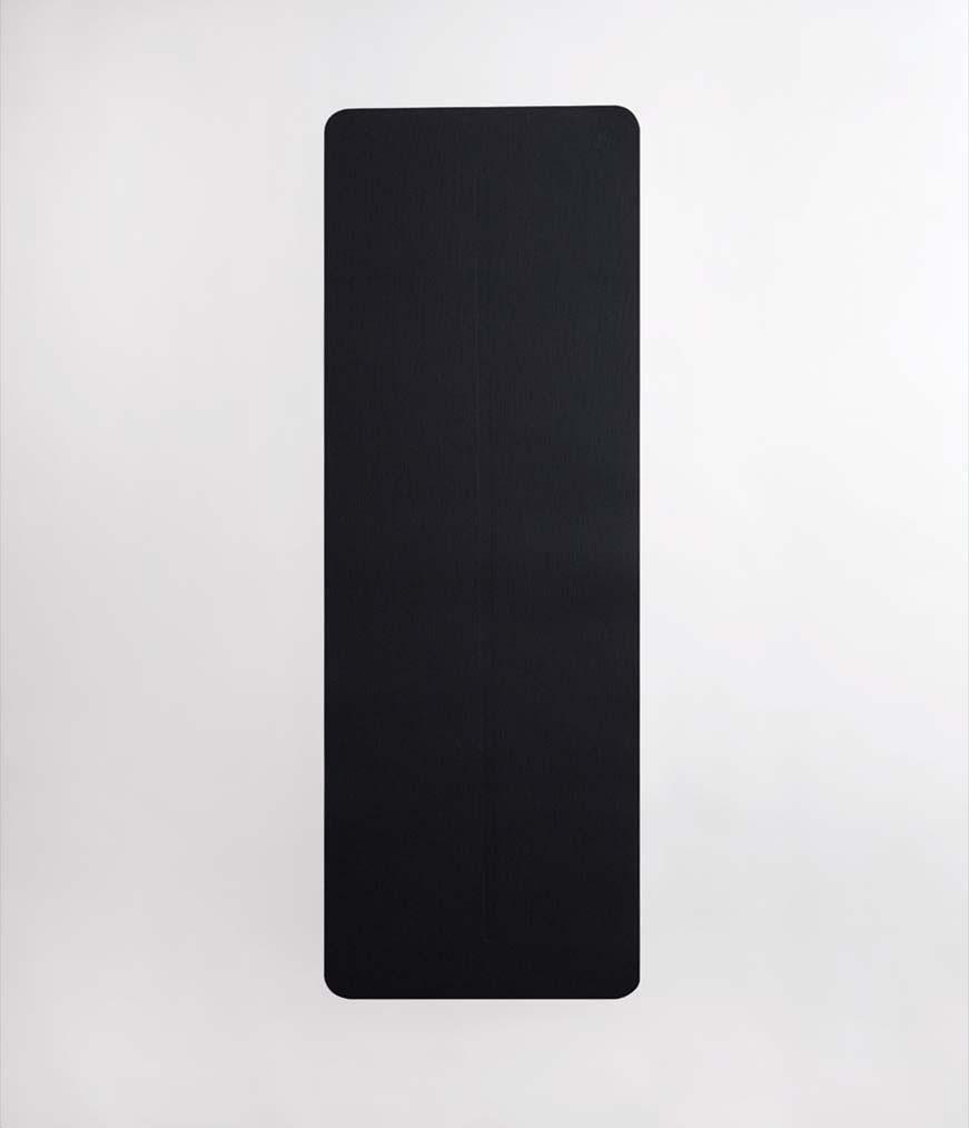 Manduka Begin Mat 5mm Yoga Mat - Steel Grey - lying flat | Manduka NZ