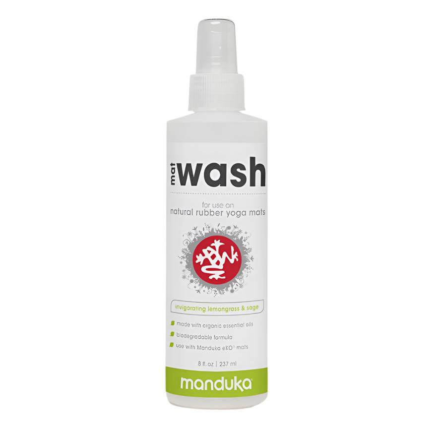 Manduka Mat Wash - Natural Rubber - Lemongrass & Sage - 237ml bottle | Manduka NZ