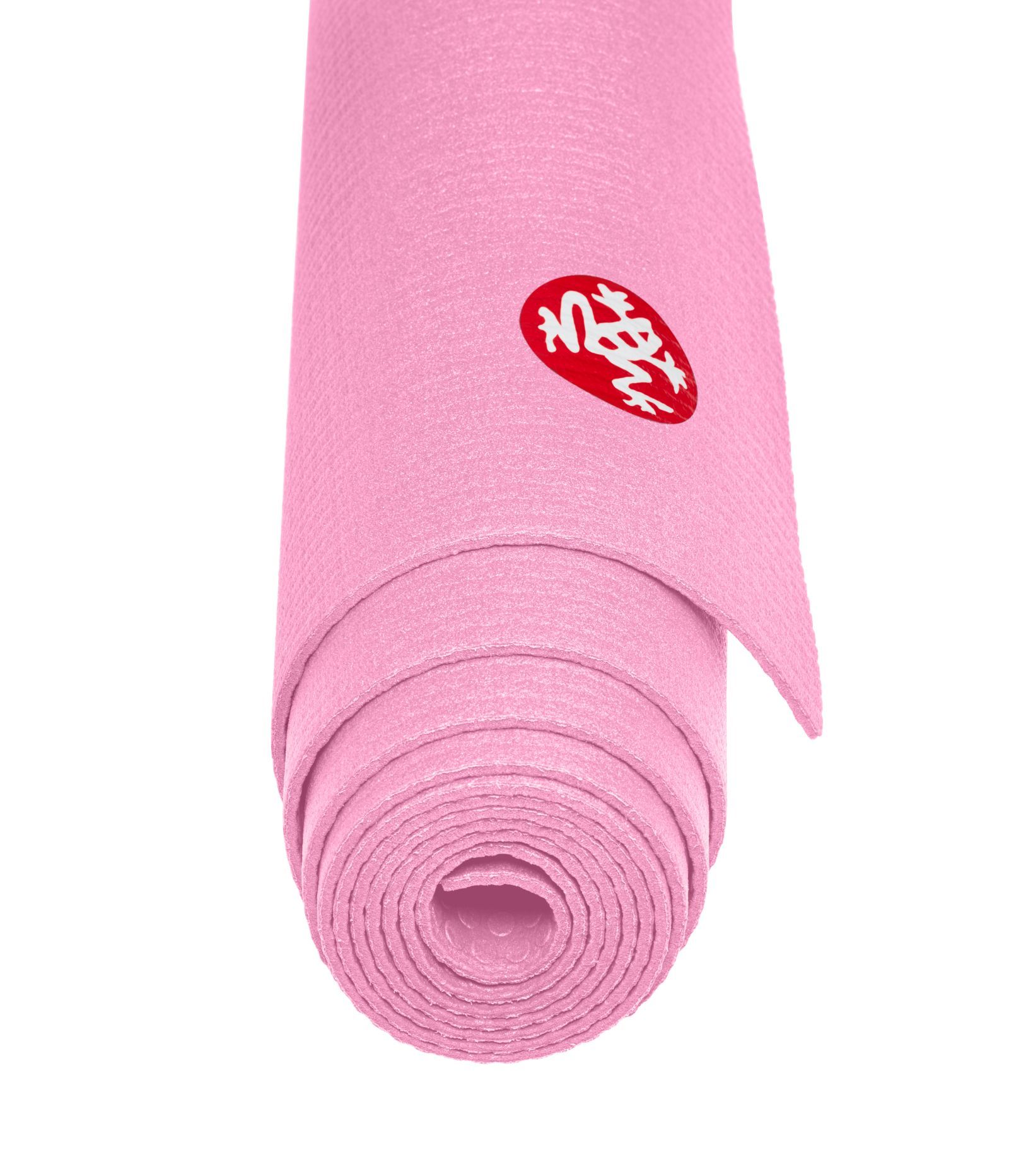 Manduka PRO Travel 2.5mm Yoga Mat - Fuchsia - rolled end on | Manduka NZ