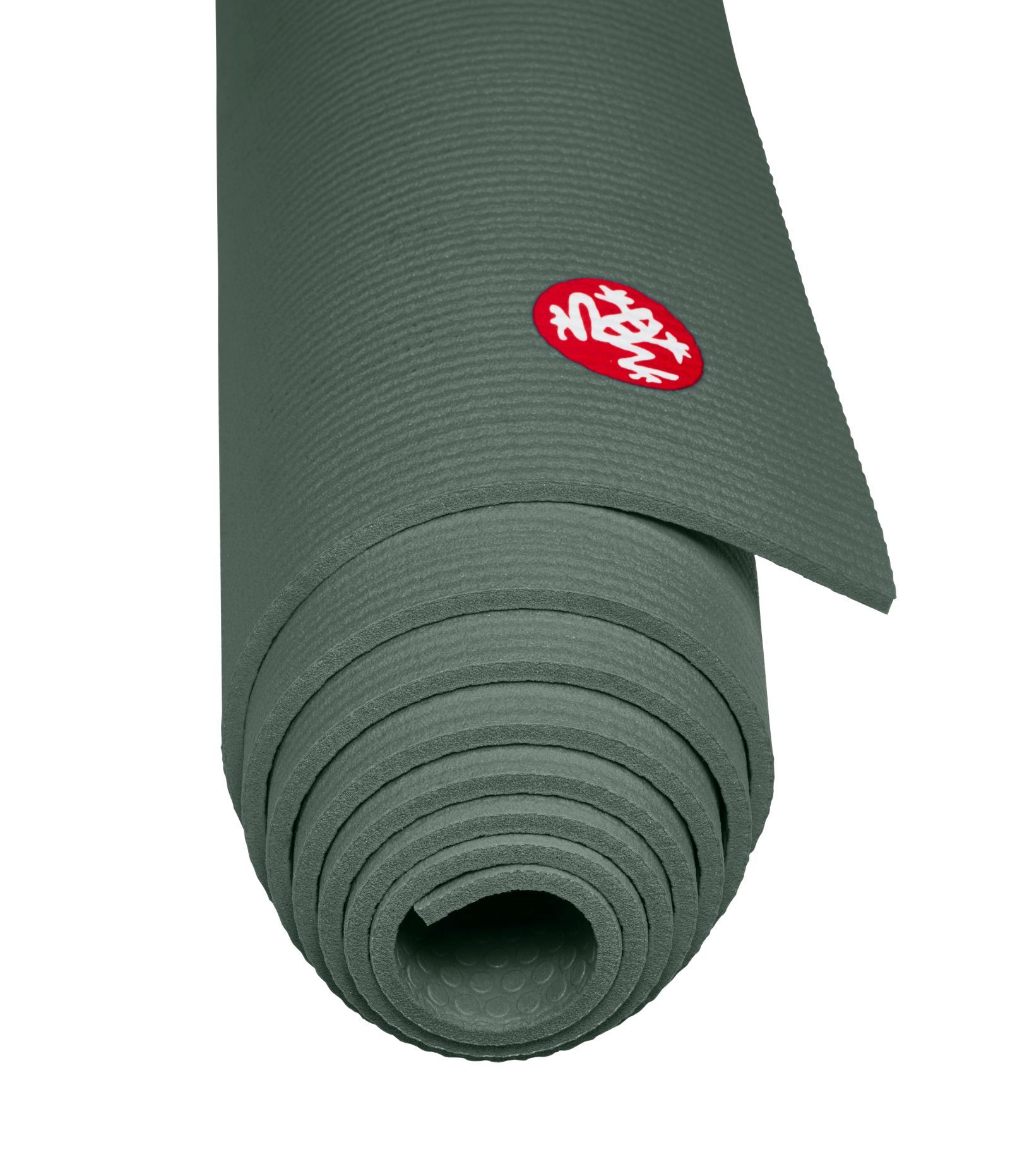 Manduka PROLite 5mm - Black Sage - rolled end on | Manduka NZ