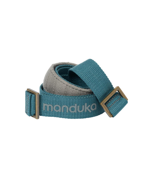 Manduka Commuter Mat Carrier - Sage - coiled | Manduka NZ