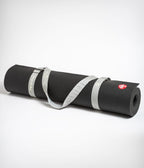 Manduka Commuter Mat Carrier - Heather Grey Bliss - around a yoga mat | Manduka NZ