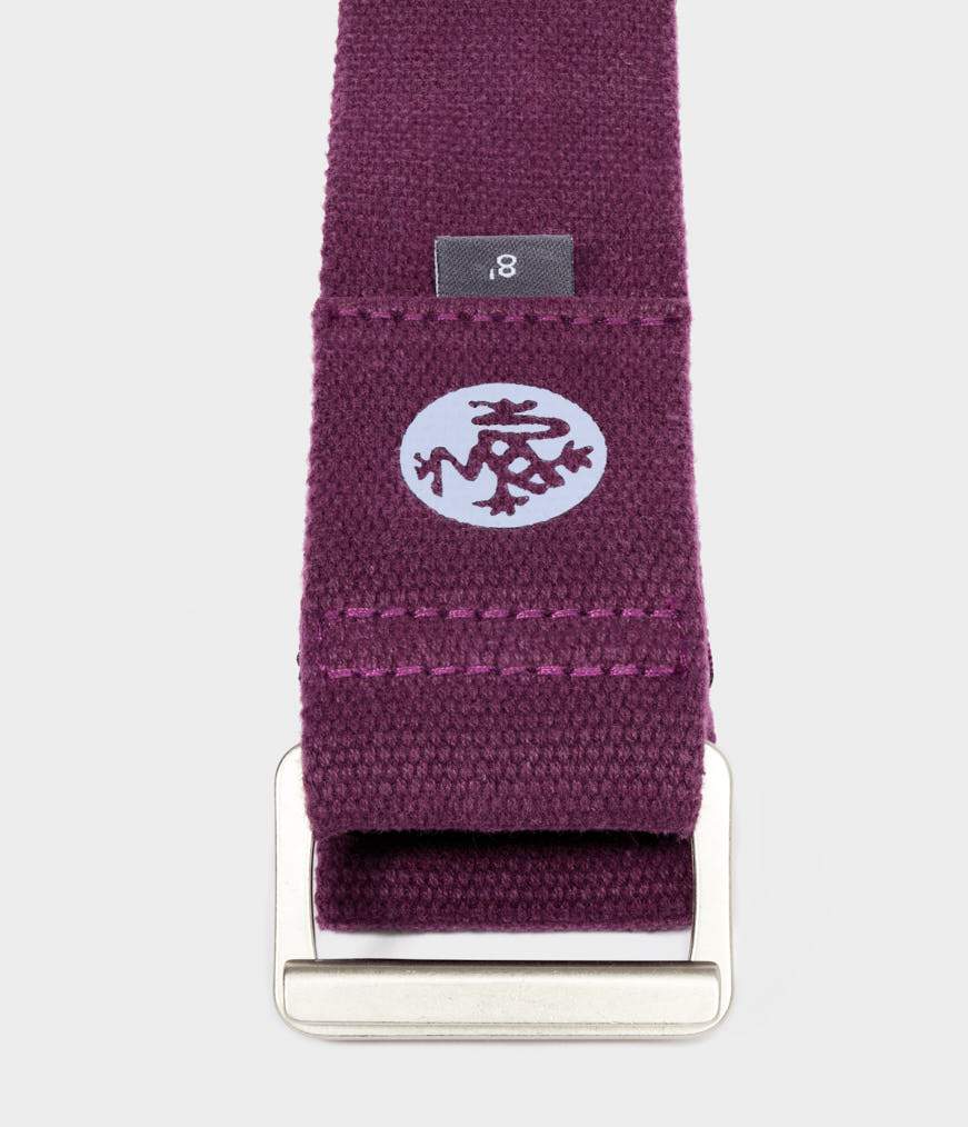 Manduka Align Yoga Strap - Indulge - folded | Manduka NZ
