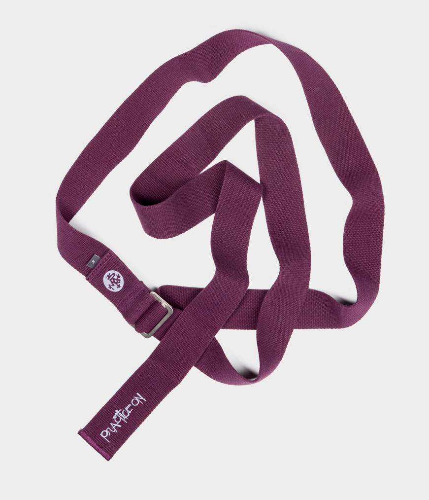 Manduka Align Yoga Strap - Indulge - uncoiled | Manduka NZ