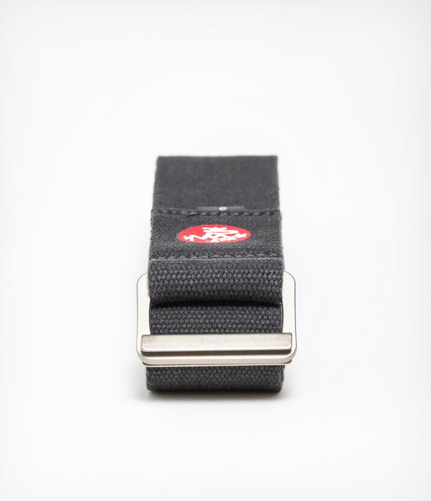 Manduka Align Yoga Strap - Thunder - folded | Manduka NZ
