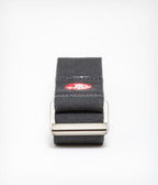 Manduka Align Yoga Strap - Thunder - folded | Manduka NZ